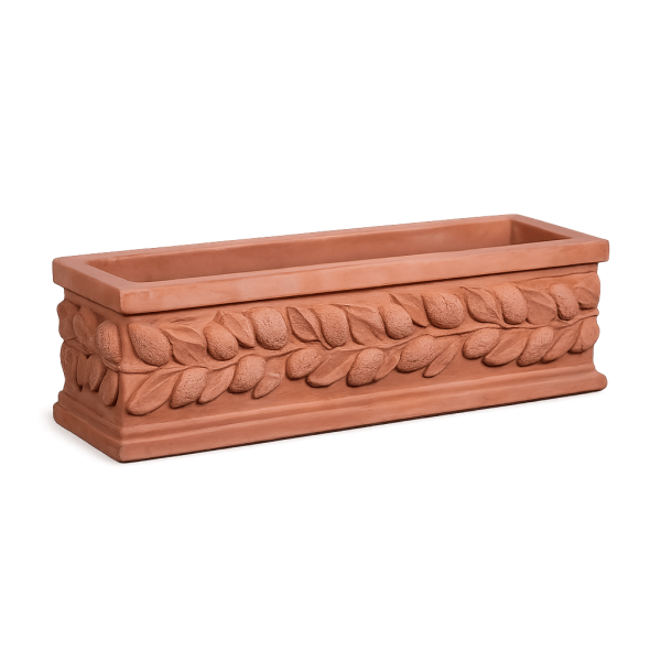 Blumenkasten Zitrone Terracotta